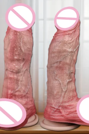 LEZEE Silicone Buttplug Double Layer Realistic Dildo Fake Penis Soft Masturbator Penetration Anal Plug Sex Toys For Women