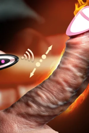 Realistic Dildo Telescopic Vibrator Masturbation Anal plug for Women Thrusting Dick Penis Adult Heating Remote Control Sex toys