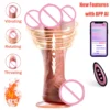 Realistic Dildo Vibrator for 18+ Women Suction Cup 9 Vibrations 3 Thrusting Swing Heating Modes APP Remote Control Adult Sex Toy