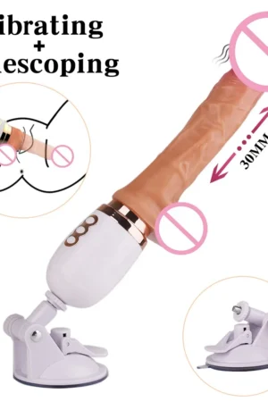 Thrusting Heating Dildo With Suction Base Penis Vibrator Clitoris G-Spot Stimulator Anal Vaginal Massage Female Masturbator