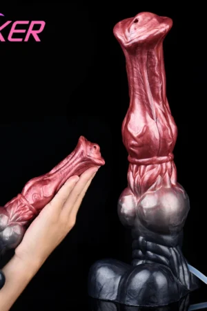 LICKER Realistic Horse Knot Squirting Dildo Ejaculating Penis Silicone Sex Toys For Women G-point Stimulation Anal Vagina Play