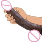11 Inch Realistic Dildos Big Black Dick Soft Penis with Suction Cup BBC Anal Dildos Female Masturbation Adults Sex Toy for Women