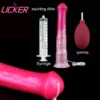 LICKER Ejaculation Dildo Animal Squirt Penis Penetration Anal Dick Squirting Dildos Ejaculating Sex Toys For Women Adult Game