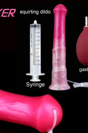 LICKER Ejaculation Dildo Animal Squirt Penis Penetration Anal Dick Squirting Dildos Ejaculating Sex Toys For Women Adult Game