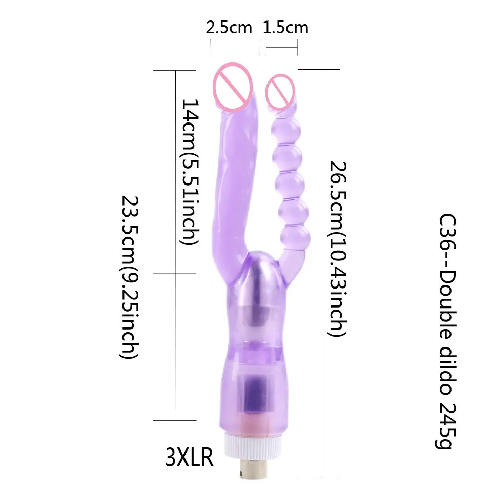 28 Types Traditional Sex Machine Attachment 3XLR 3PRONG Attachment Dildo Suction Cup Sex Masturbation Love Machine For sex machi - Image 3