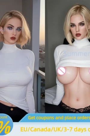 Realistic TPE male masturbation doll with soft touch vivid breasts ass vagina and anus silicone head