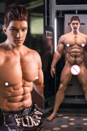 Korean fitness coach gay masturbation sex doll insertable oral sex detachable big penis big dick anal sex female sex toy