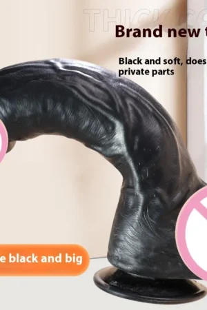 10.3 inch Realistic Black Huge Dildos Phallus Silicone Penis With Suction Cup G Spot Stimulate Sex Toys For Woman Rapid climax