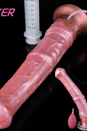 LICKER Silicone Monster Dildos Realistic Ejaculating Horse Dildo Fantasy Dick Animal Penis Female Masturbator Sex Toys For Women