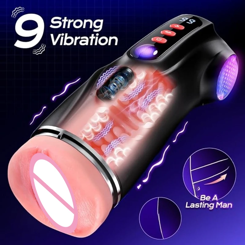 Male Masturbator Toys Automatic Masturbation Cup for Men Sucking Deep Throat Realistic Oral Vagina Blowjob Vibrating Sex Machine - Image 4