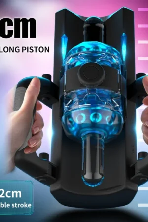 THRUSTING-PRO Thrusting High Speed Male Masturbator Machine Automatic Telescopic Vagina Masturbation Cup Sex Toy For Men