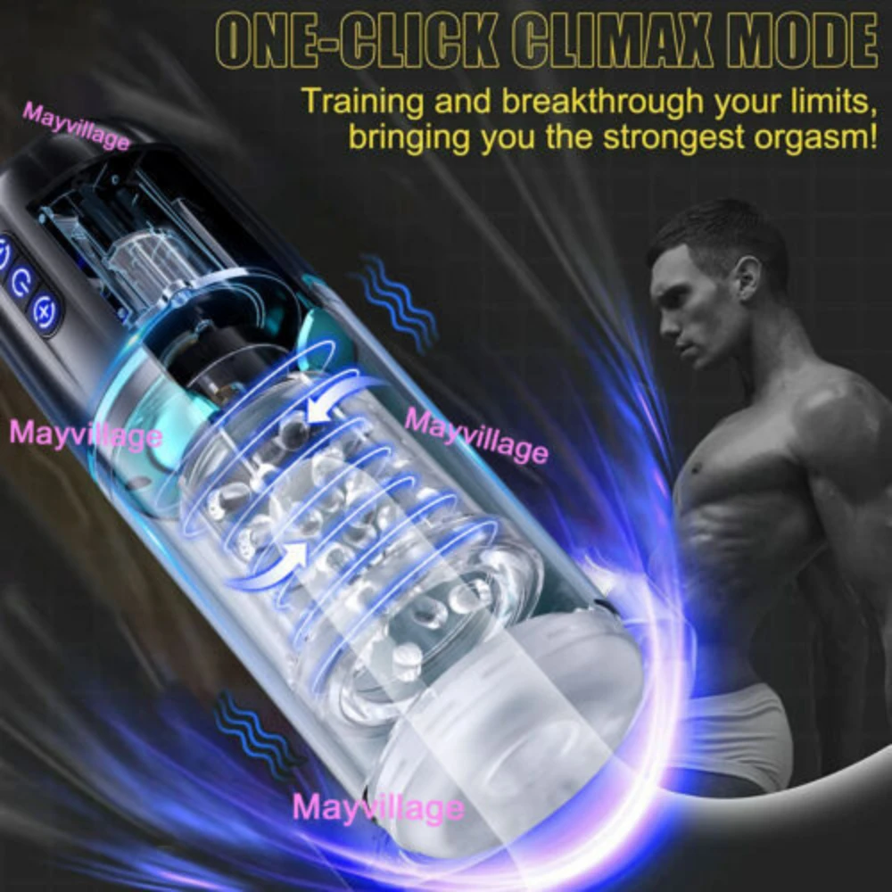 Transparent Vacuum Male Masturbator Cup Automatic Mastubator Sex Toys Blowjob Sucking Machine Vagina Masturbation Men Supplies - Image 4