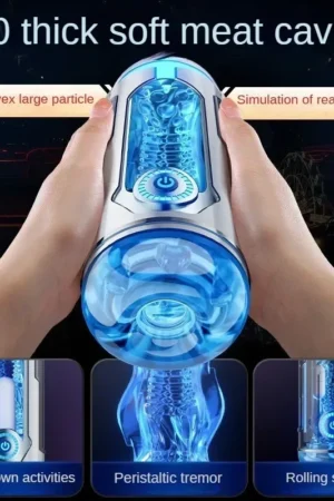 App Automatic Male Vibration Masturbator Blowjob Cup Sucking Penis Machine Pussy Vagina Silicone Real Vaginal Toys for Men Adult