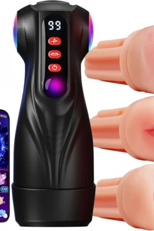 Male Masturbator Toys Automatic Masturbation Cup for Men Sucking Deep Throat Realistic Oral Vagina Blowjob Vibrating Sex Machine
