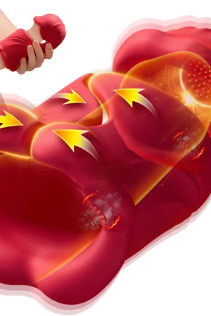 Openable Male Stroker Male Masturbator 360° Full-Surround Blowjob Penis Vibrator Adult Sex Toys for Men Dual Lip Grip Trainer