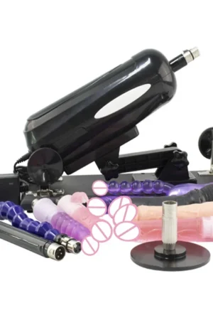 FAAK Sex Machine Thrusting Love Machine Automatic Telescopic Vibrator with Different Dildo Attachments Toys Sex Product