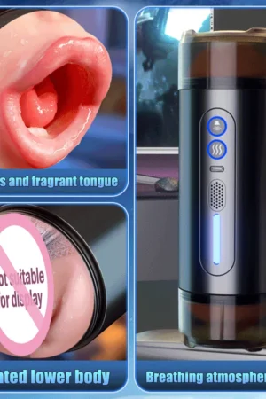 Automatic Male Masturbator Cup Adult Erotic Toys Pocket Pussy Intelligent Voice Blowjob Vaginal Penetration Sex Toys For Men