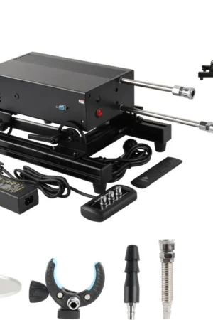 FREDORCH 200w Powerful Sex Machine,Quite Remote Love Machine Vac-U-Lock Dildo Vibrator for Women and men，stroke 1-15cm