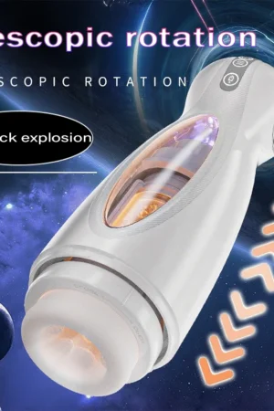 Automatic Male Masturbator Penis Pump with 10 Rotating Thrusting Modes Blowjob Pocket Pussy Sex Machine Adult Toy Male Vibrator