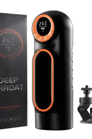 Hands Free Male Masturbator Blowjob Sex Machine For Men Dick Stroker with Thrusting Vibrating Sucking Sexual Pleasure Tools